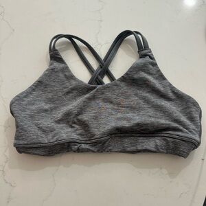 Gray ASICS Women's Sports Bra